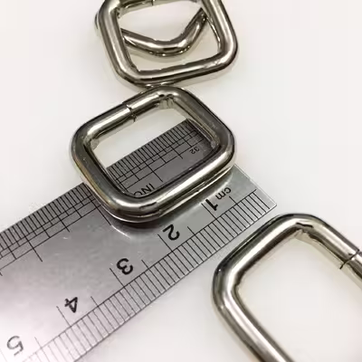 یراق کیف مدل چهارگوش کد 4Stl2Cm بسته 4 عددی