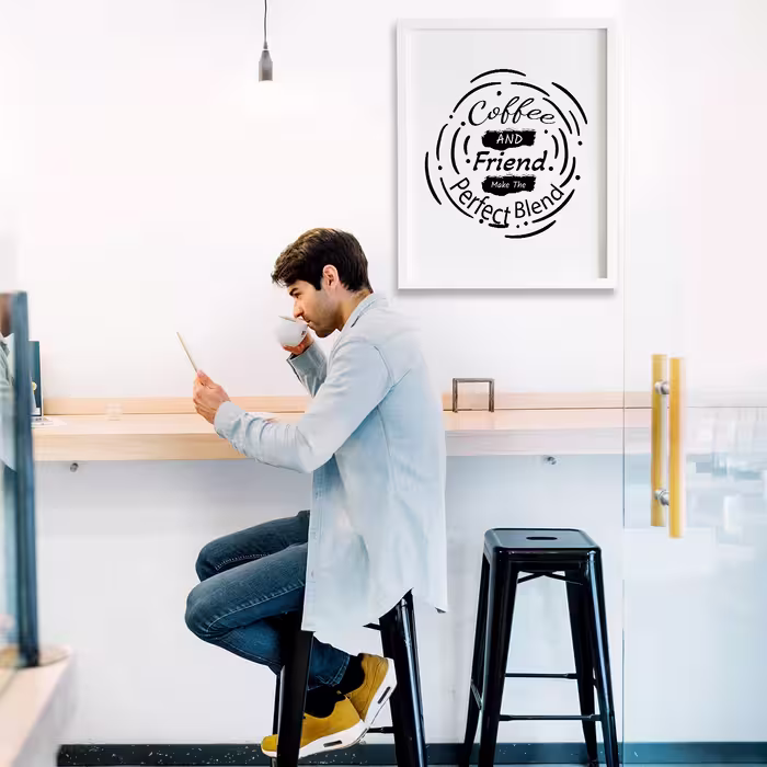 تابلو مدل نوشته انگلیسی COFFEE کد 318