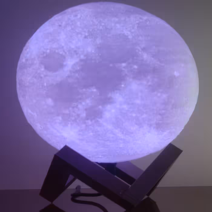 آباژور رومیزی مدل کره ماه M3