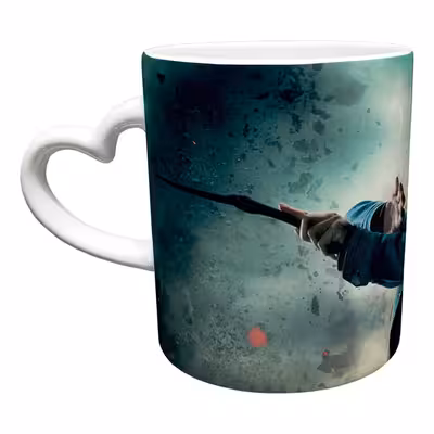 ماگ مدل دسته قلبی طرح هری پاتر کد 5