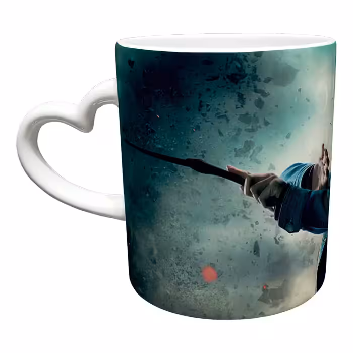 ماگ مدل دسته قلبی طرح هری پاتر کد 5