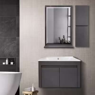 ست کابینت و روشویی مدل لیزا 2031 به همراه آینه و باکس