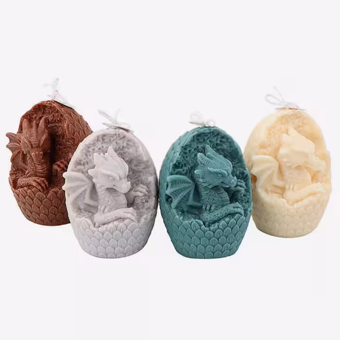 قالب شمع مدل اژدهای تخم مرغی