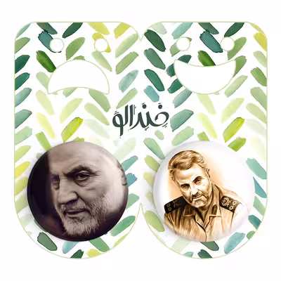 پیکسل خندالو مدل سردار قاسم سلیمانی کد 25992605 مجموعه 2 عددی