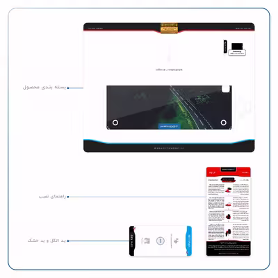 برچسب پوششی ماهوت مدل Jungle مناسب برای تبلت سامسونگ Galaxy Tab A 9.7 2015 T555