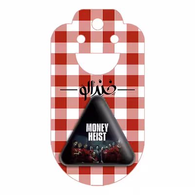 پیکسل خندالو طرح سریال Money Heist مدل مثلثی کد 3236