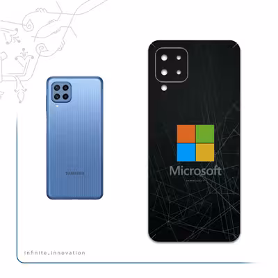 برچسب پوششی ماهوت مدل Microsoft-Logo مناسب برای گوشی موبایل سامسونگ Galaxy M22