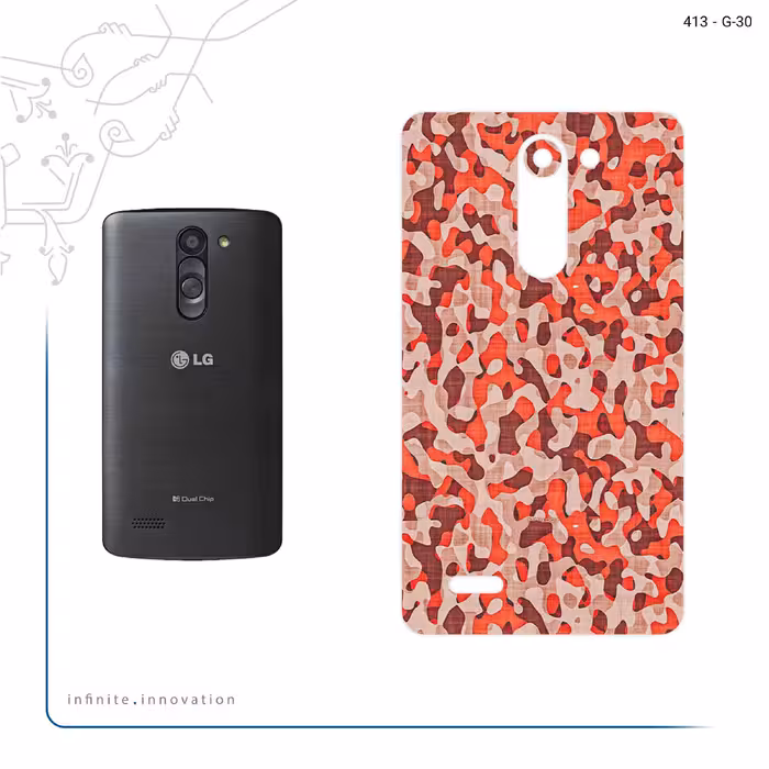 برچسب پوششی ماهوت مدل Red Infantry Army مناسب برای گوشی موبایل ال جی L Bello