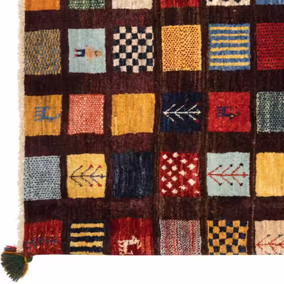 گبه دستباف ذرع و نیم سی پرشیا کد 122133