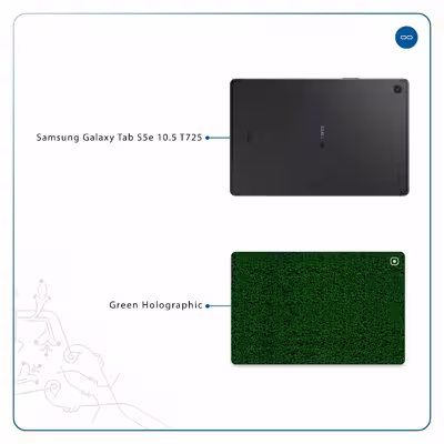 برچسب پوششی ماهوت مدل Green-Holographic مناسب برای تبلت سامسونگ Galaxy Tab S5e 10.5 2019 T725