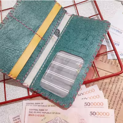 کیف پول مدل دستدوز لاکچری QO_SA