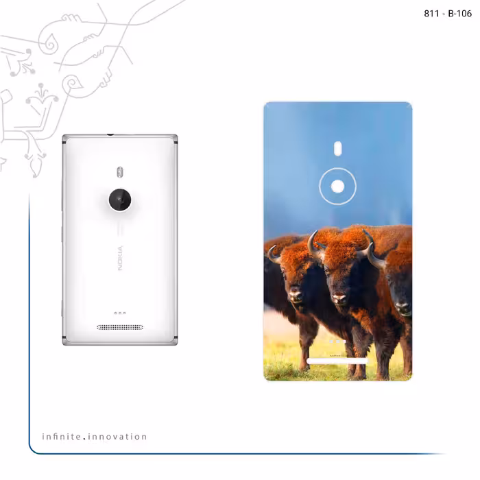 برچسب پوششی ماهوت مدل Buffalo مناسب برای گوشی موبایل نوکیا Lumia 925