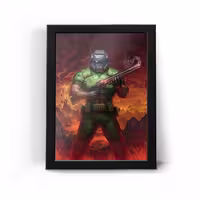 تابلو قاب دووم Doom