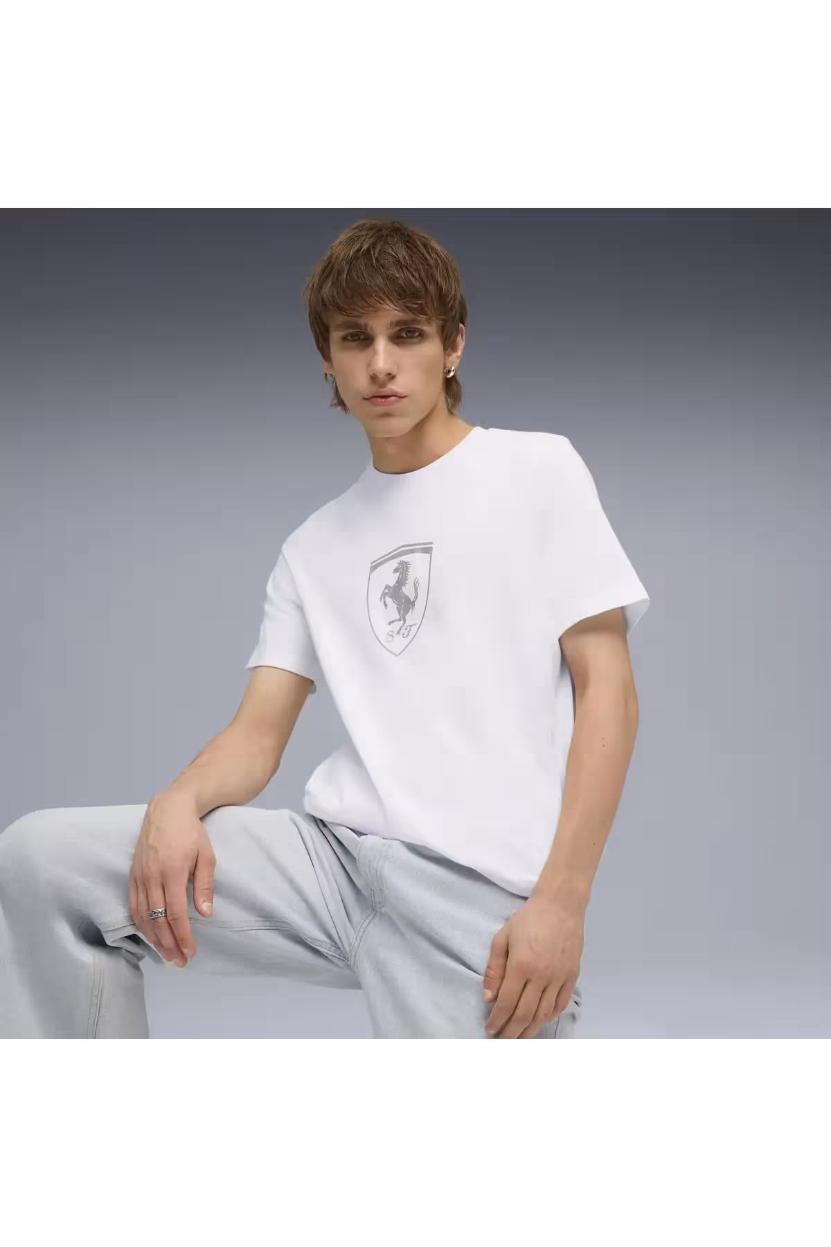 تی شرت مردانه مردان سفید پوست TEE Puma