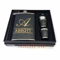 هیپفلاسک (قمقمه جیبی) 2 شات مدل آبوت 270cc کد a520416