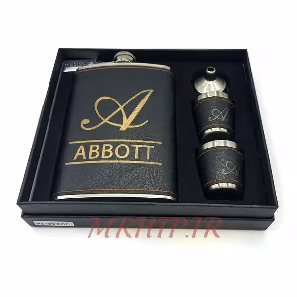 هیپفلاسک (قمقمه جیبی) 2 شات مدل آبوت 270cc کد a520416