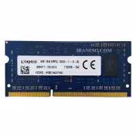 رم لپ تاپ 4 گیگ KingSton DDR3-PC3L 1866-14900 MHz 1.35V شش ماه گارانتی