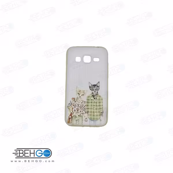 قاب گوشی سامسونگ کور پریم G360 طرح دار مدل گربه Back cover For Samsung galaxy Core prime