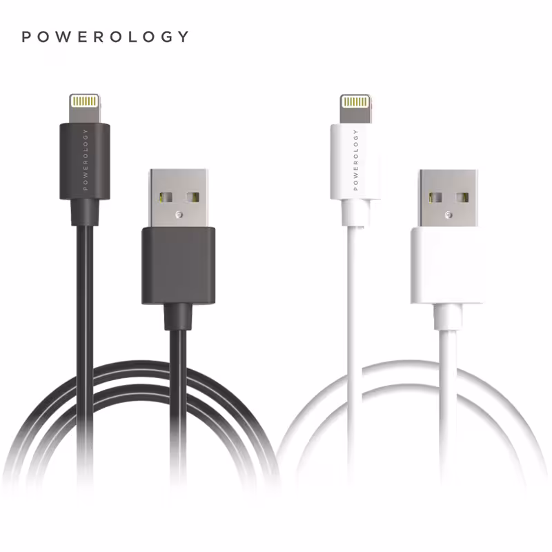 کابل لایتنینگ پاورولوجی 3 متری Powerology P3BLBK Lightning cable
