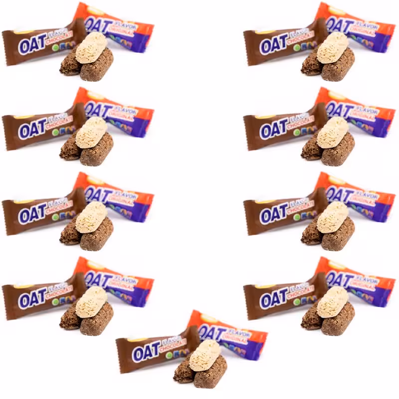 شکلات بیسکوئیتی غلات رژیمی اوت چوکو OAT CHOCO بسته 10 عددی