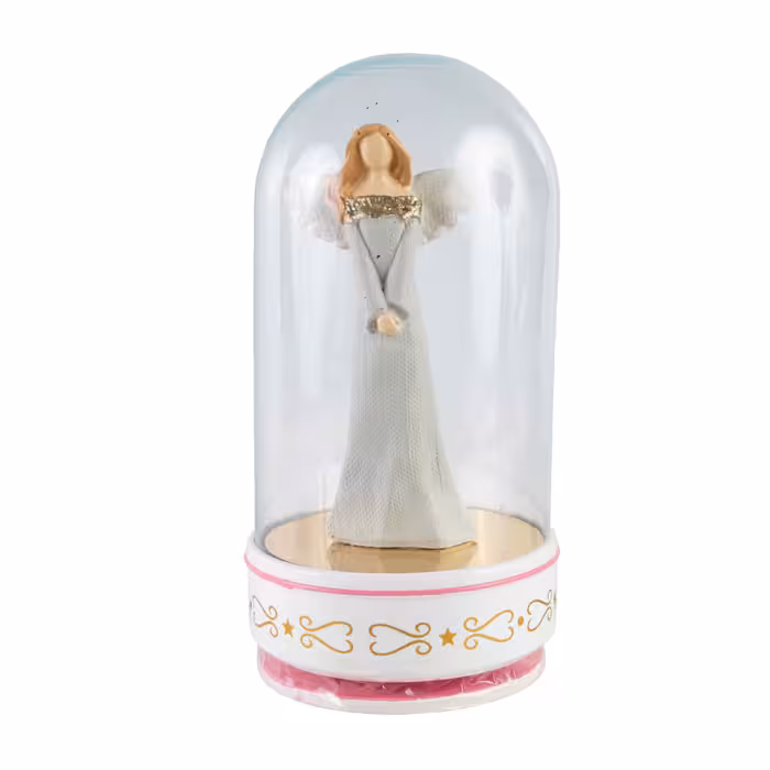 باکس شیشه ای موزیکال مدل فرشته