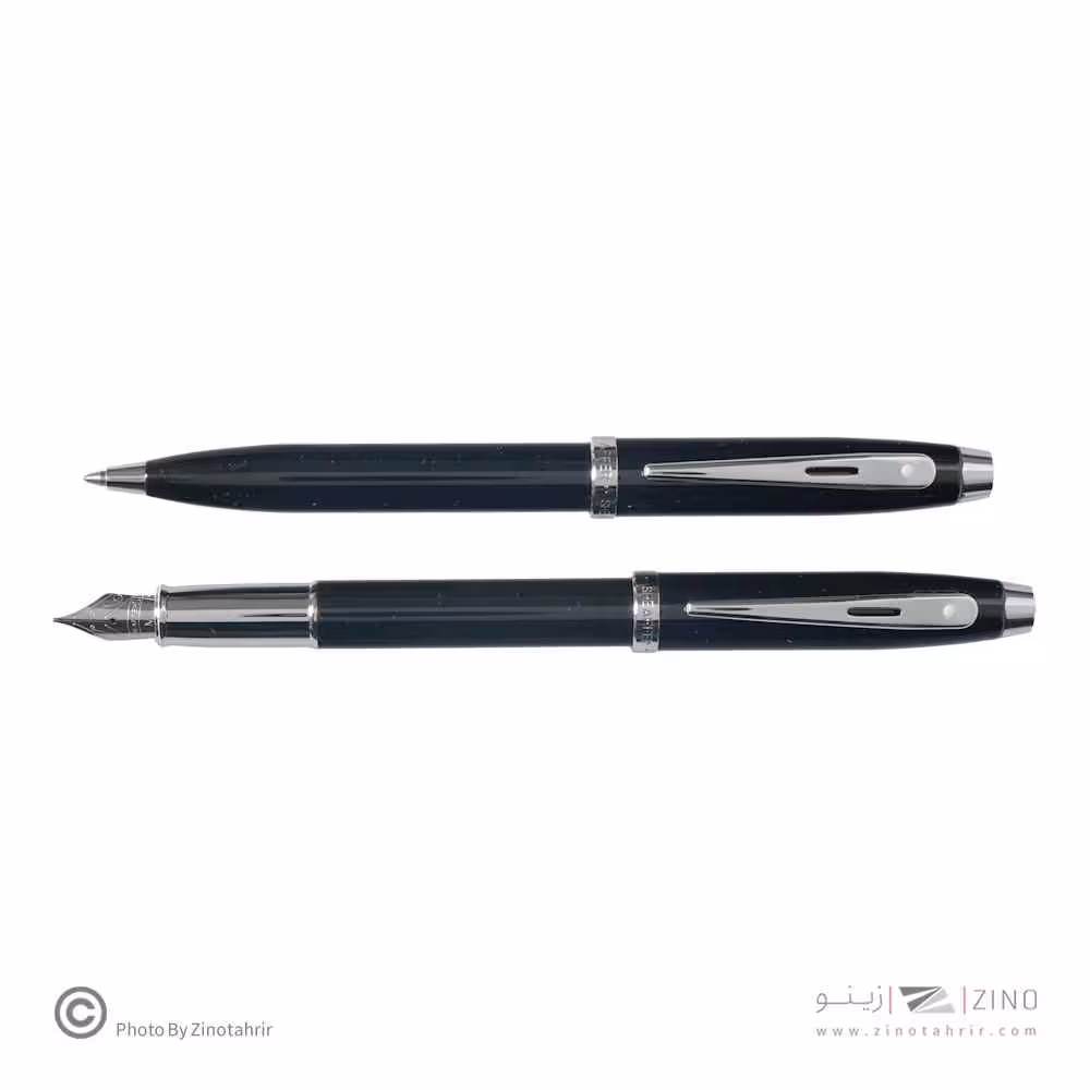 جفتی نفیس شیفر100مشکی لاکی گیره استیل