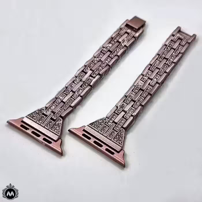 بند فلزی ساعت هوشمند رزگلد مات 44-45 Smart Watch band