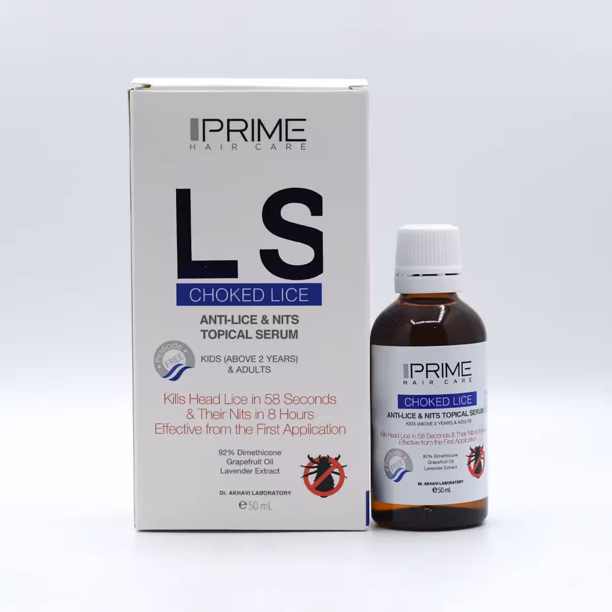 پریم  سرم مو برطرف کننده حشرات ازبین برنده شپش موی سر 50ML