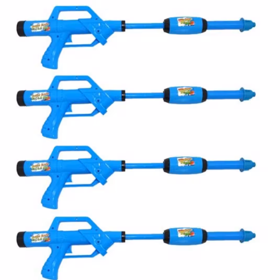 تفنگ آب پاش غول پیکر آبی 4 عدد 
