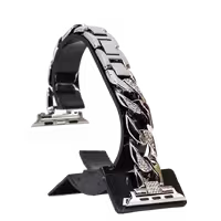 بند ساعت اپل واچ کارتیه تک ردیف نگین دار اسلیکتو کد 54 | Slicto 38/40/41mm