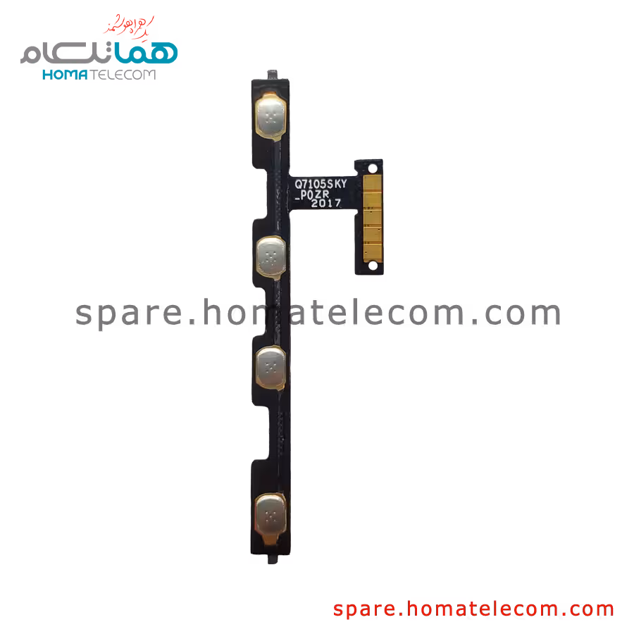 کابل فلت کلید دستیار گوگل و پاور و ولوم صدا موتورولا موتو وان فیوژن