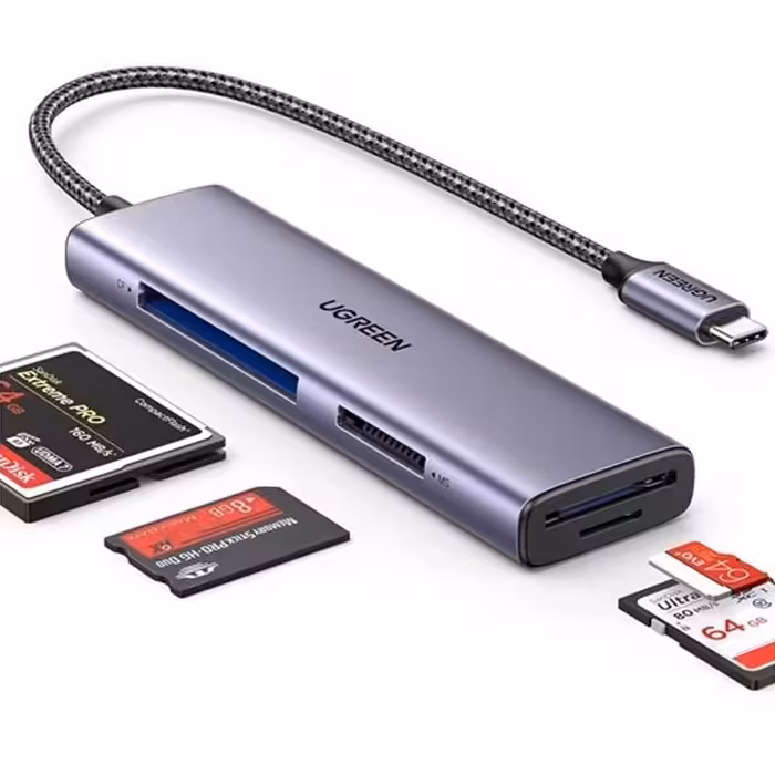 رم‌ریدر تایپ‌سی آلومینیومی یوگرینugreen CM627 15307