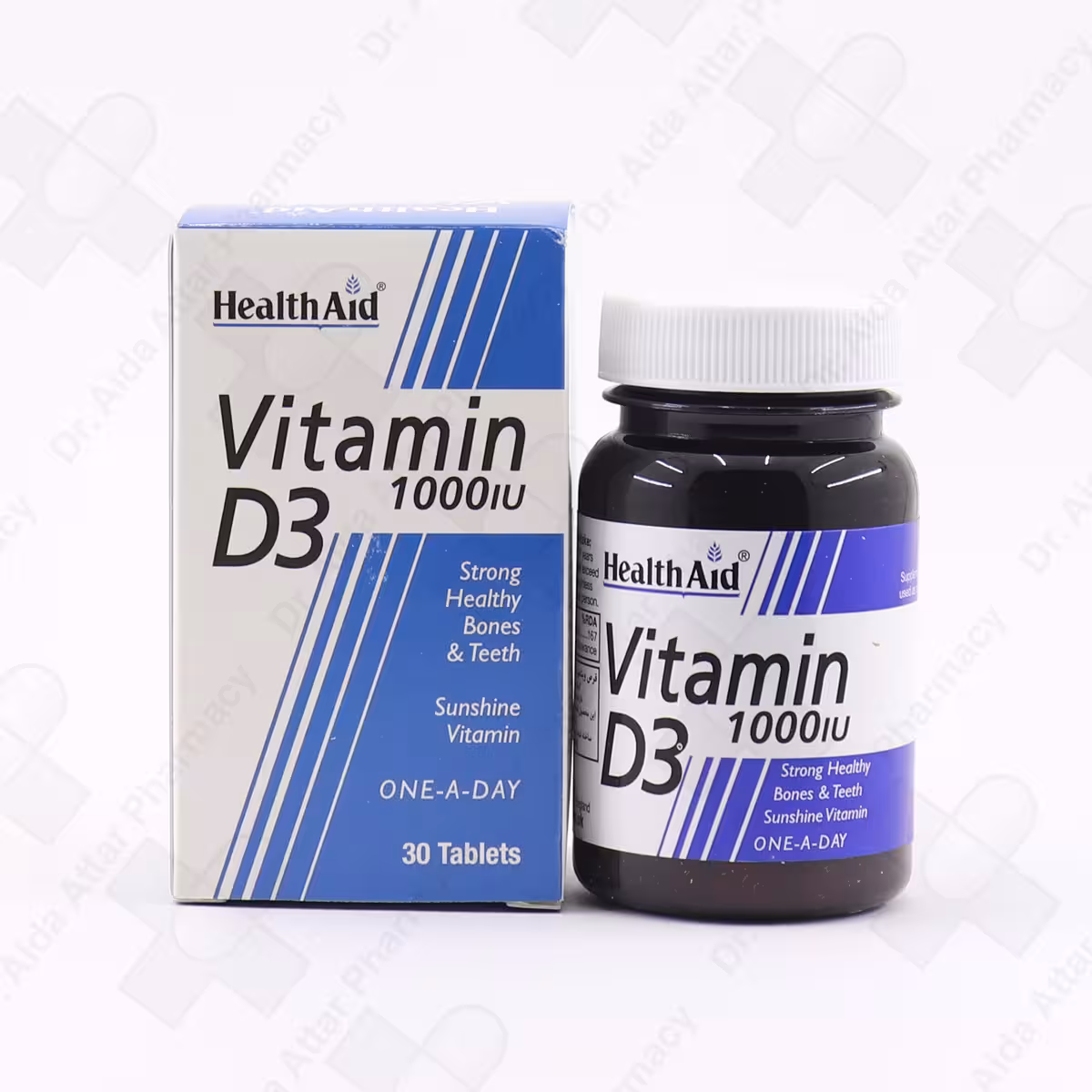 قرص ویتامین D3 1000 واحد هلث اید 30 عدد