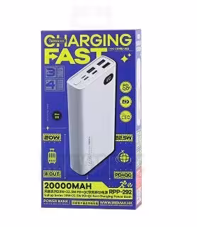 پاور بانک ریمکس (REMAX) مدل RPP-292 ظرفیت 20000 میلی آمپر ساعت