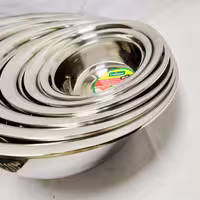 سرویس لگن استیل 5 پارچه یونیک