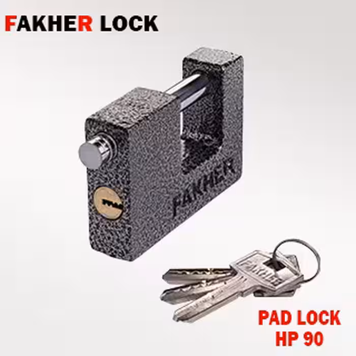 قفل کتابی سایز 90 فاخر | یراقینو فروش یراق آلات کابینت و درب