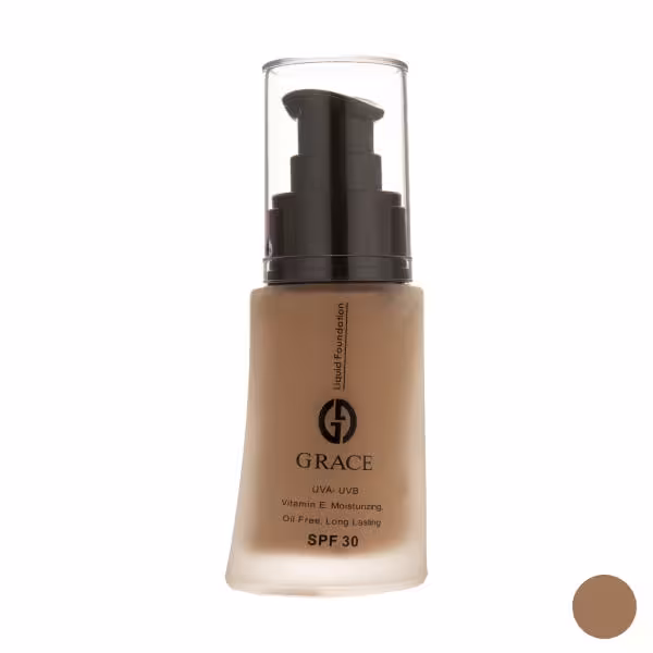 کرم پودر گریس مدل Oil Free شماره 308 مقدار 30 گرم  Grace Foundation 308 Cream Powder 30 gr
