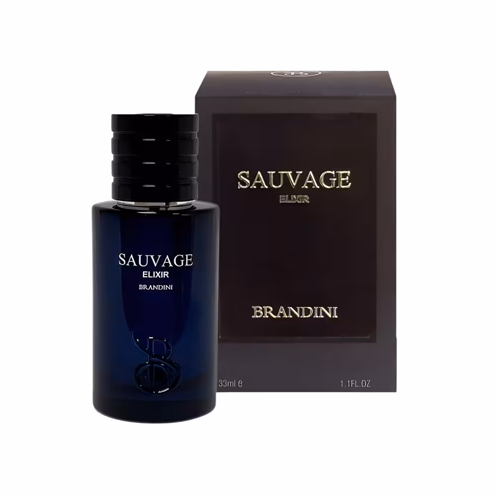 عطر ادوپرفیوم مردانه دیور ساواج الکسیر برندینی مدل Brandini Sauvage Elixir Pocket Perfume