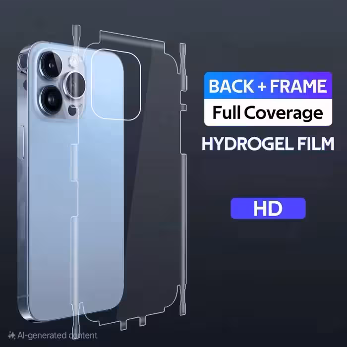 گلس هیدروژل شفاف مناسب برای پشت گوشی مدل آنر Honor X10 Lite