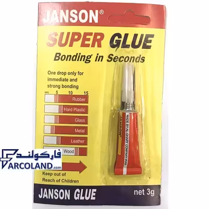 چسب قطره ای جانسون مدل آلفا حجم 3 میلی لیتر | SUPER GLUE