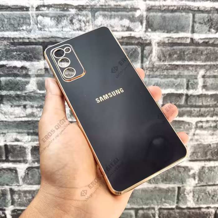 قاب مای کیس Samsung S20 FE دور طلایی الکتروپلیتینگ