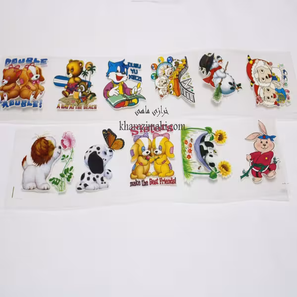 برچسب حرارتی_طرح سگ خالدار{کد21}