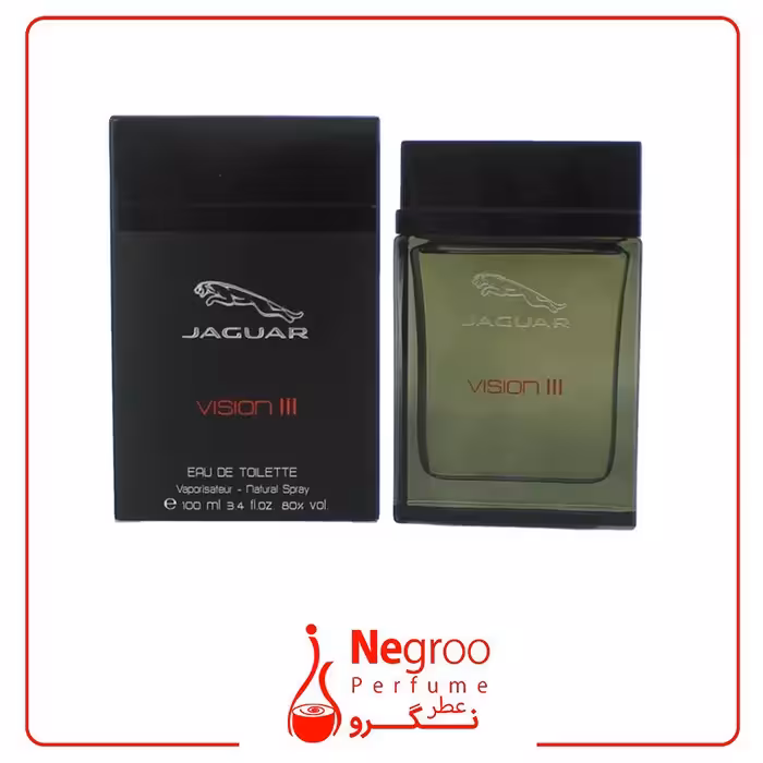 تستر اورجینال عطر جگوار ویژن 3 100 میل Jaguar Vision III