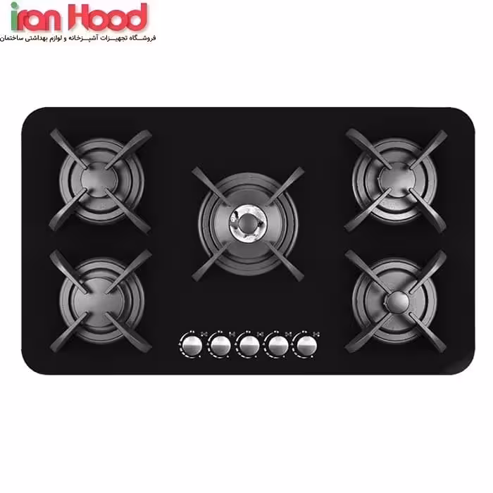 اجاق گاز صفحه ای کن مدل پاردیک مشکی (Pardyc-B)