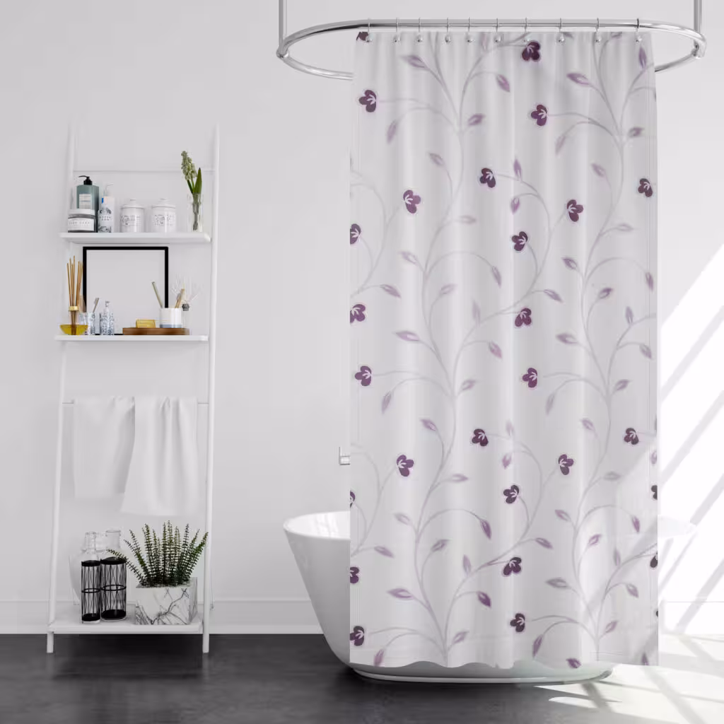 پرده حمام پیسو مدل BZ-42 سایز 180×200 سانتی متر