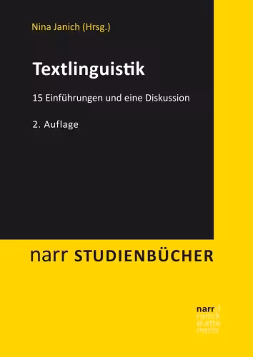 خرید و دانلود نسخه کامل کتاب Textlinguistik: 15 Einführungen und eine Diskussion