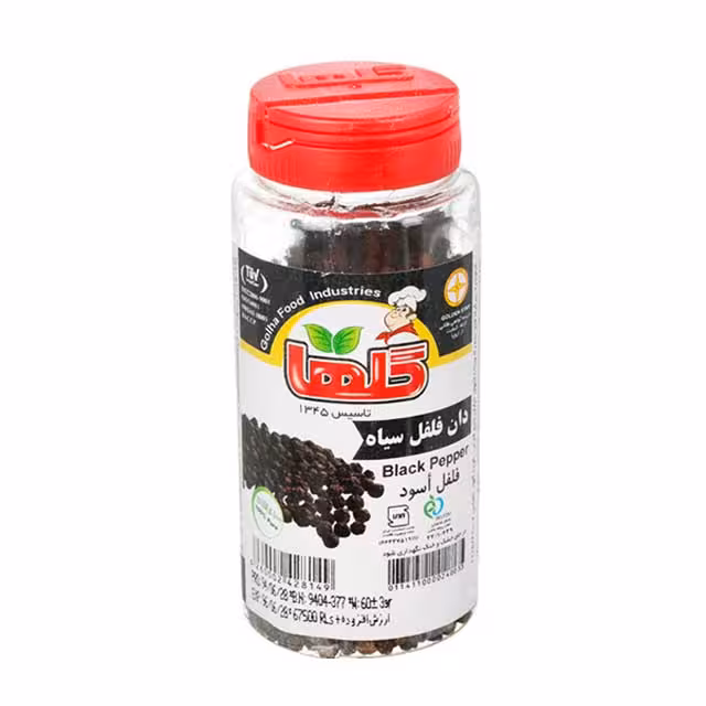 فلفل سیاه دانه‌ای گلها 60 گرمی