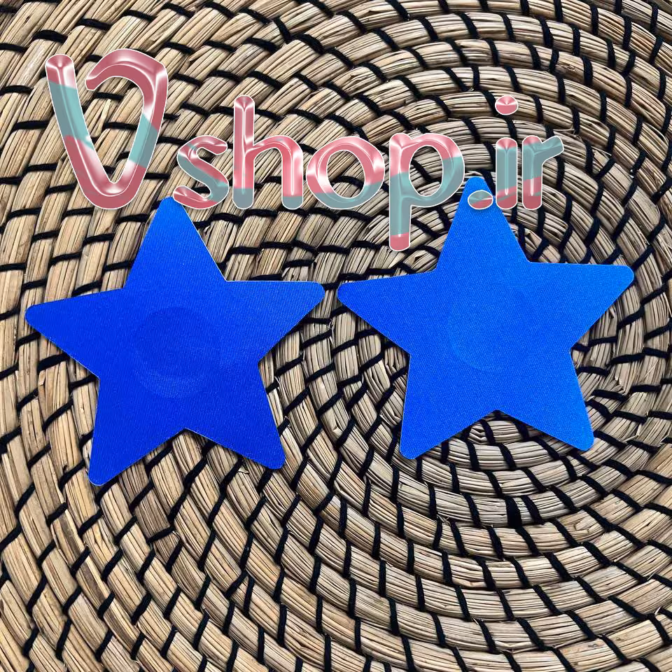 نیپل چسبی ستاره ای آبی