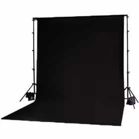 فون بک گراند مشکی کروماکی Black Backdrop Chromakey 3×5