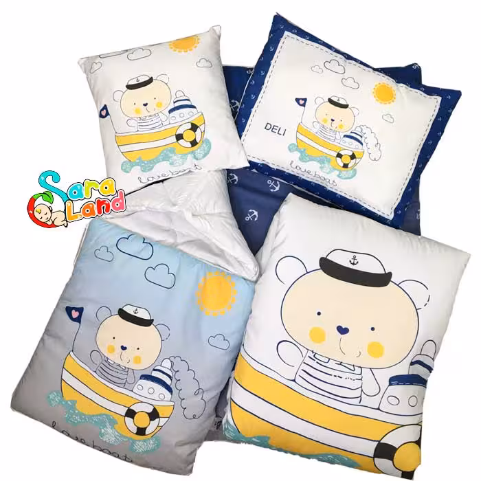 سرویس خواب 5 تکه نوزاد تترون دلی طرح خرس ملوان